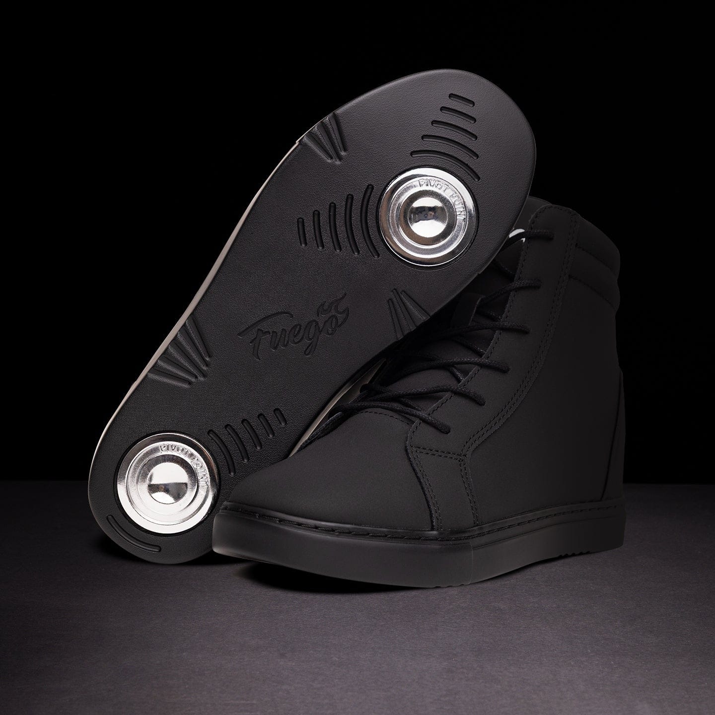 Fuego Sneakers All-black Wedge