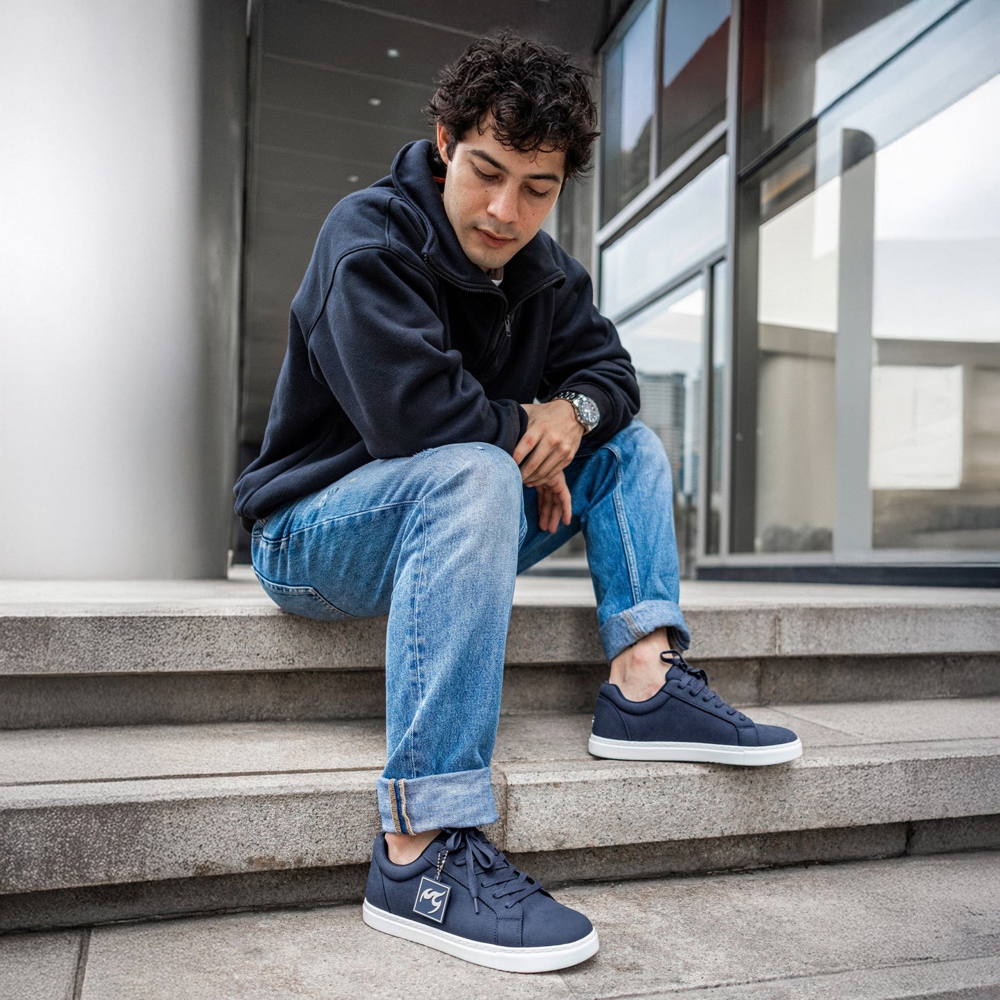 Fuego Sneakers Navy Low-top