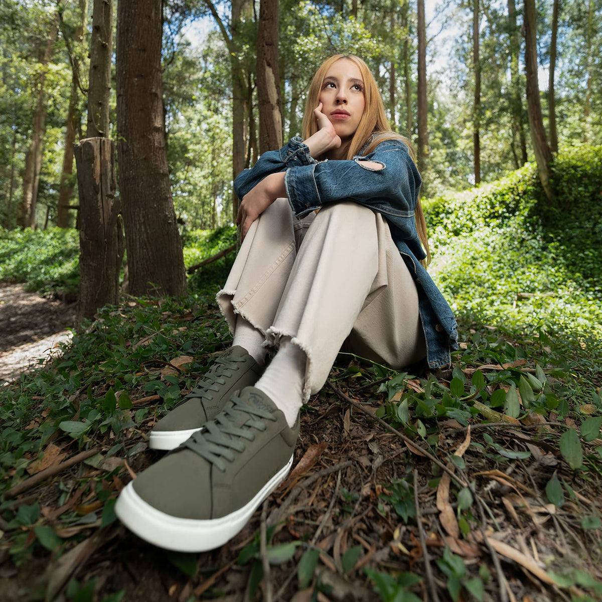Fuego Sneakers Pine Green Low-top