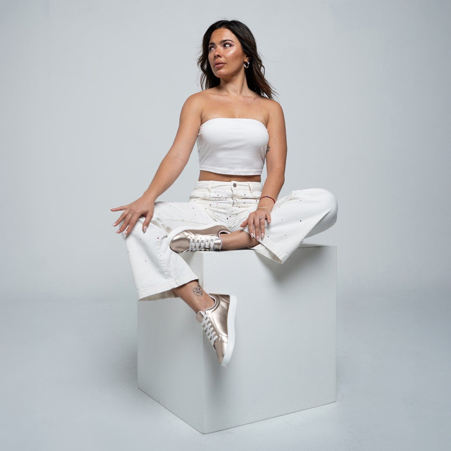 Fuego Sneakers Rose Gold Low-top