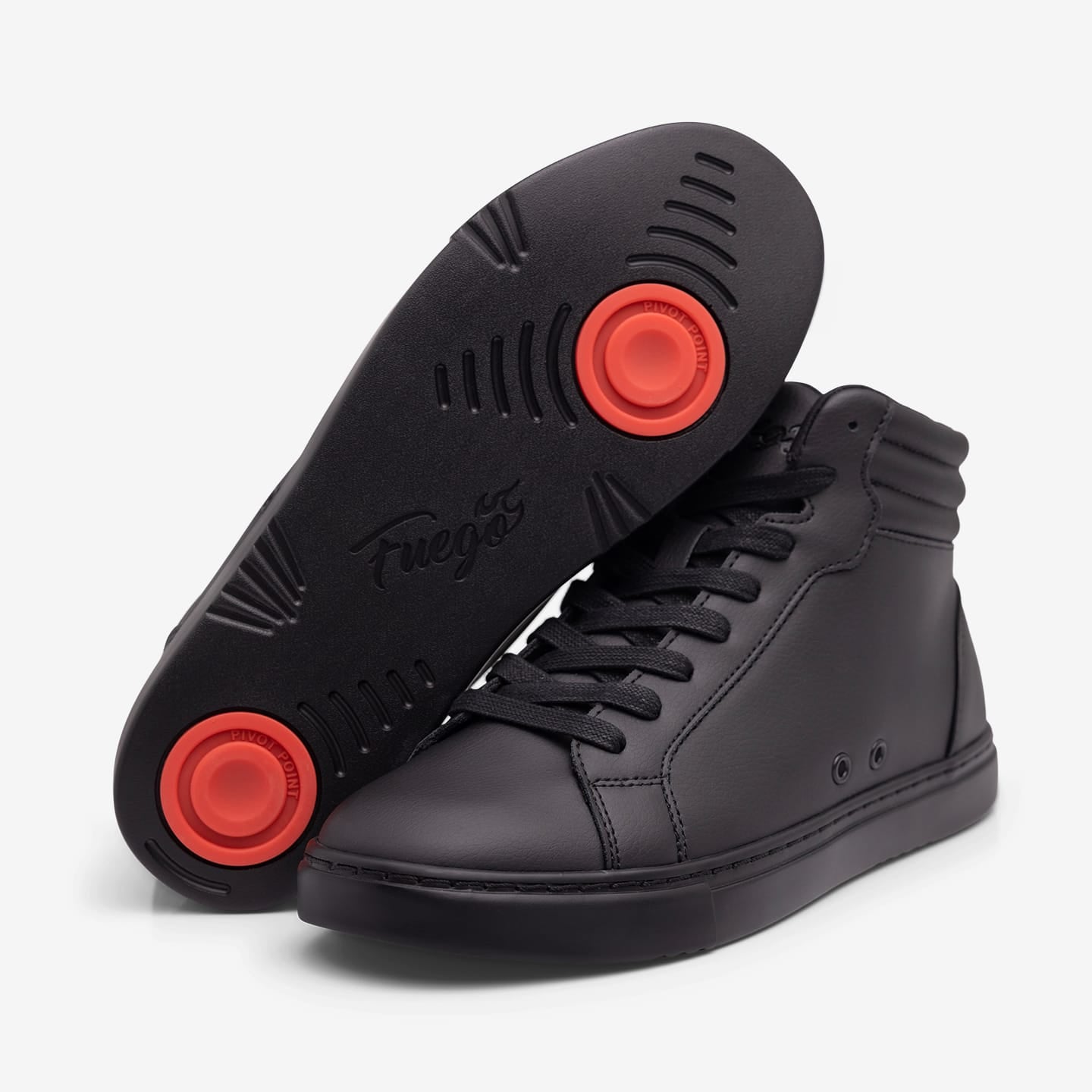 Fuego Sneakers All-black High-top