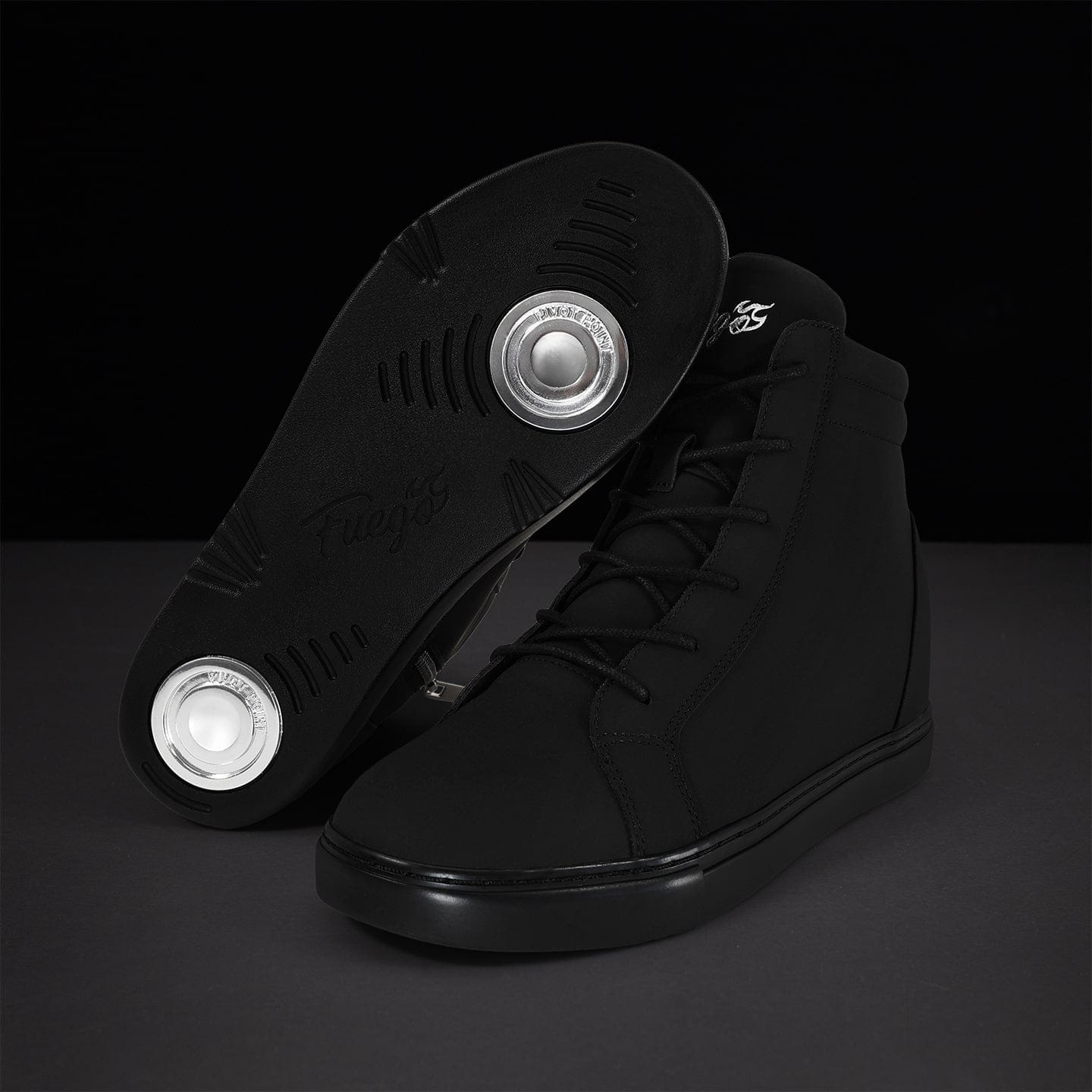 Fuego Sneakers All-black | Wedge