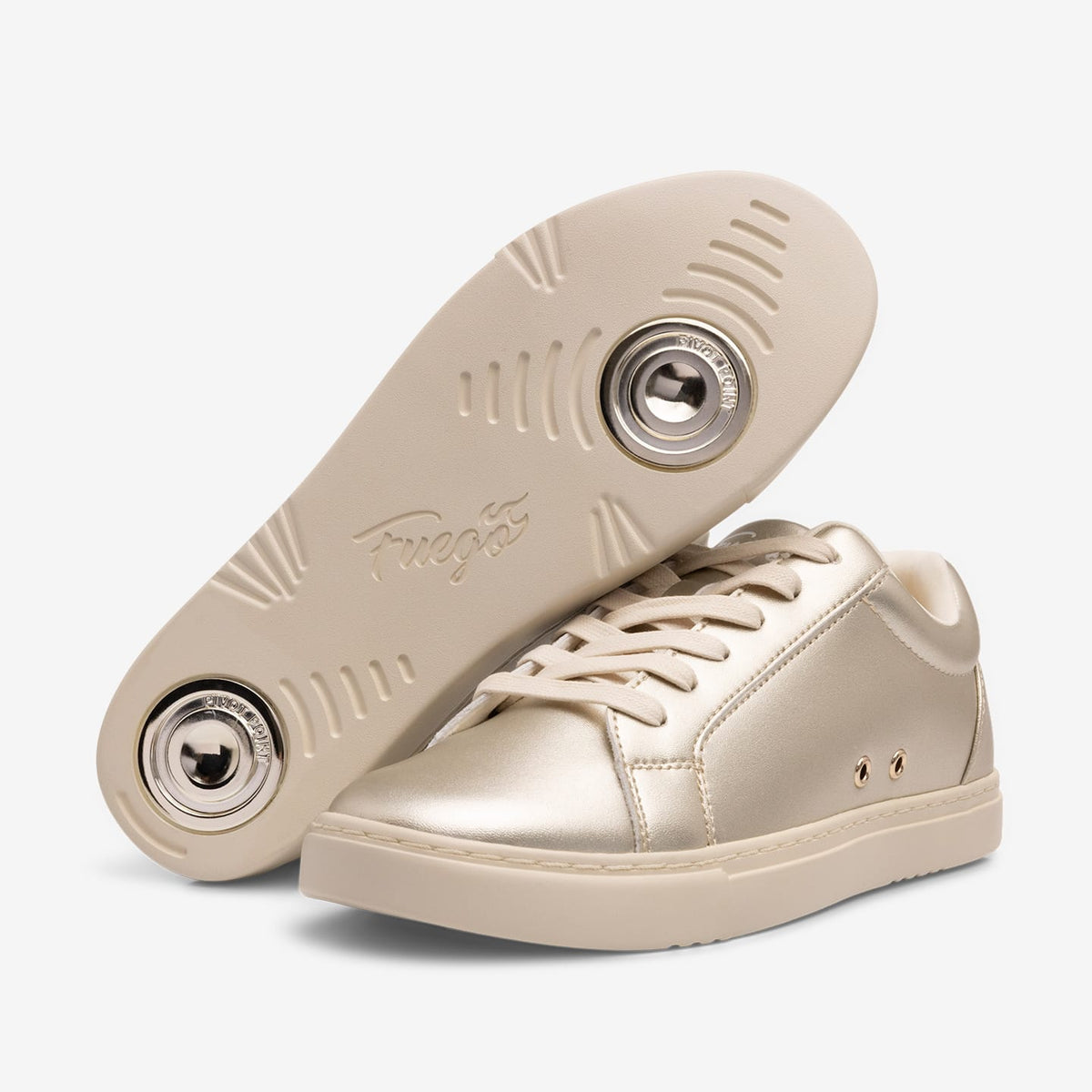 Fuego, Inc. Sneakers Champagne Low-top