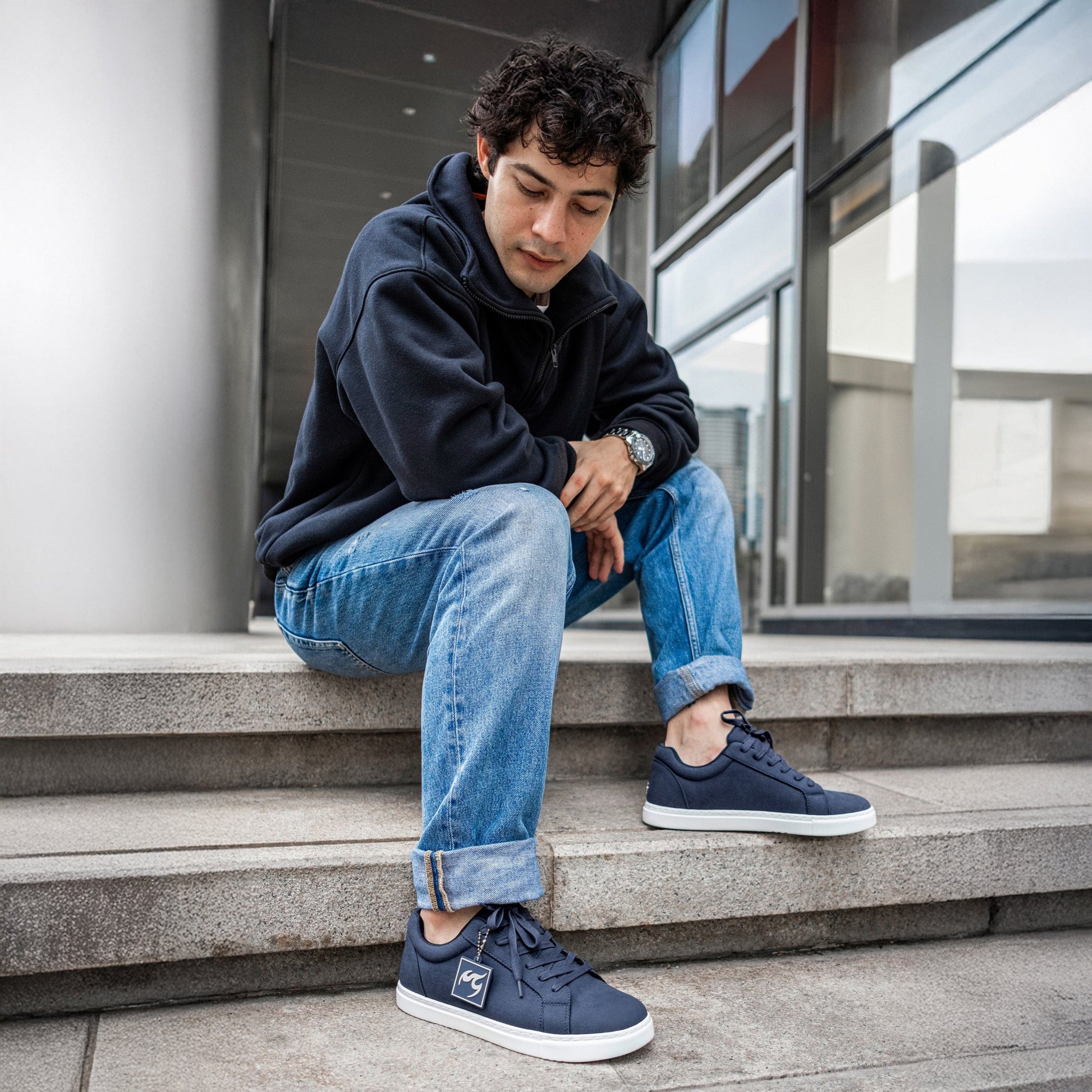 Fuego Sneakers Navy Low-top