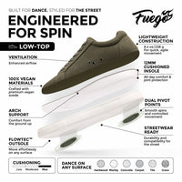Fuego Sneakers Pine Green Low-top