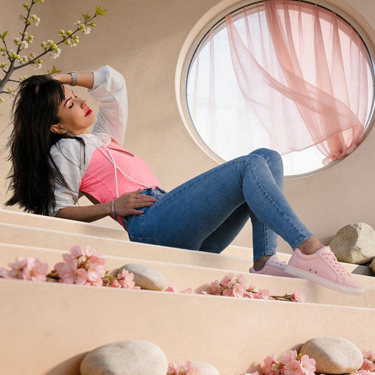 Fuego Sneakers Pink Low-top