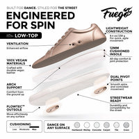 Fuego Sneakers Rose Gold Low-top